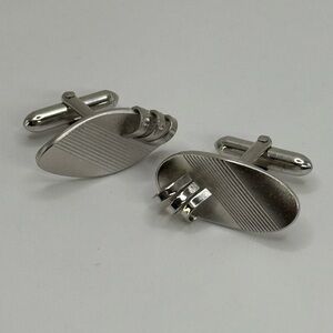 Swank Vtg Oval Cufflinks